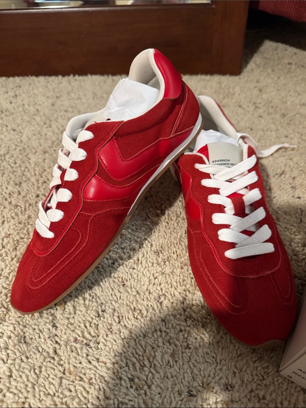Red Women’s Retro Runner Sneakers - Steve Madden